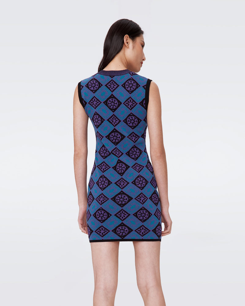 Mylo Knit Jacquard Dress