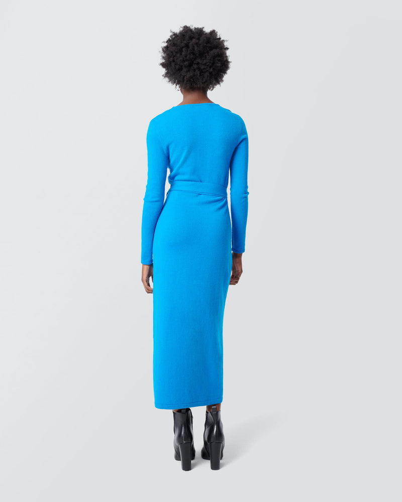 Astrid Wool-Cashmere Wrap Dress