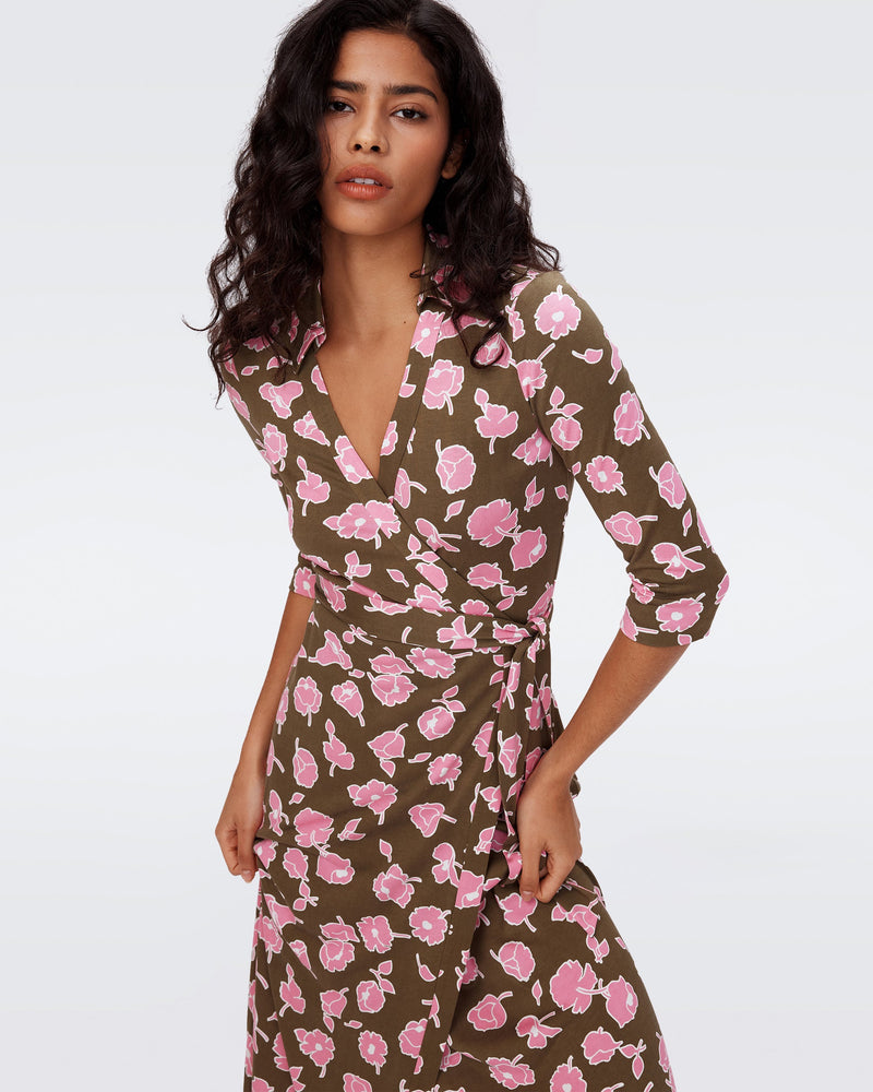 Abigail Silk Jersey Maxi Wrap Dress